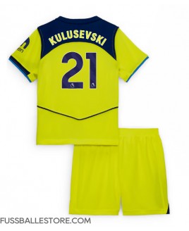 Günstige Tottenham Hotspur Dejan Kulusevski #21 3rd trikot Kinder 2025-26 Kurzarm (+ Kurze Hosen)